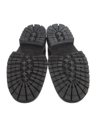 Ann Demeulemeester Leather Combat Boots