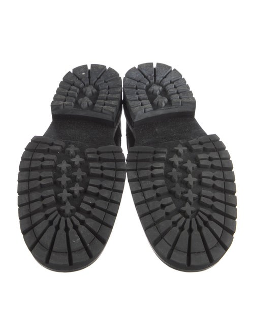 Ann Demeulemeester Leather Combat Boots