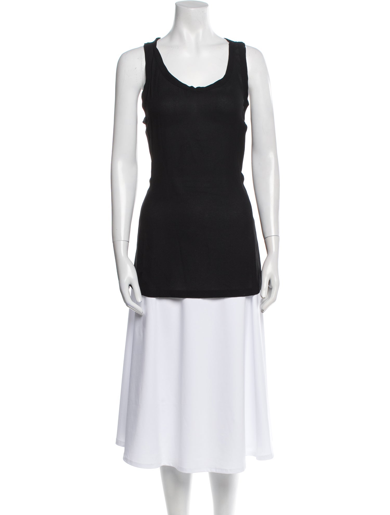 Ann Demeulemeester Scoop Neck Sleeveless Top