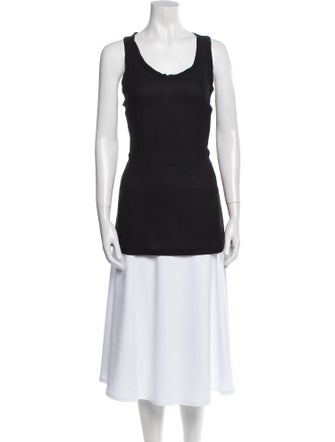 Ann Demeulemeester Scoop Neck Sleeveless Top