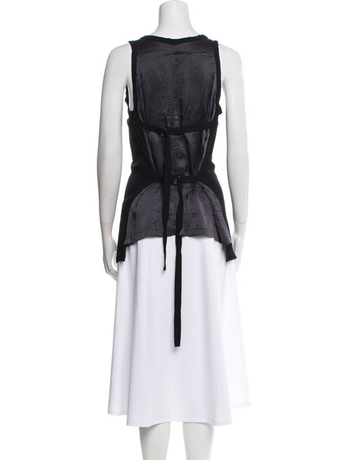 Ann Demeulemeester Scoop Neck Sleeveless Top