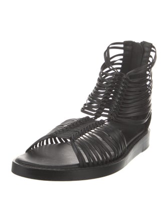 Ann Demeulemeester Leather Gladiator Sandals