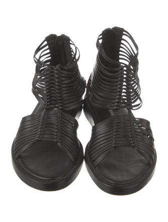 Ann Demeulemeester Leather Gladiator Sandals