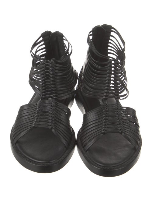 Ann Demeulemeester Leather Gladiator Sandals