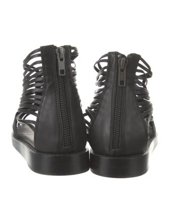 Ann Demeulemeester Leather Gladiator Sandals