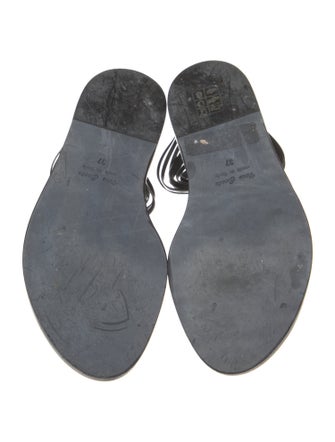 Ann Demeulemeester Leather Gladiator Sandals