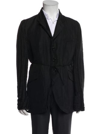 Ann Demeulemeester Linen Two-Piece Blazer