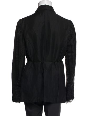 Ann Demeulemeester Linen Two-Piece Blazer