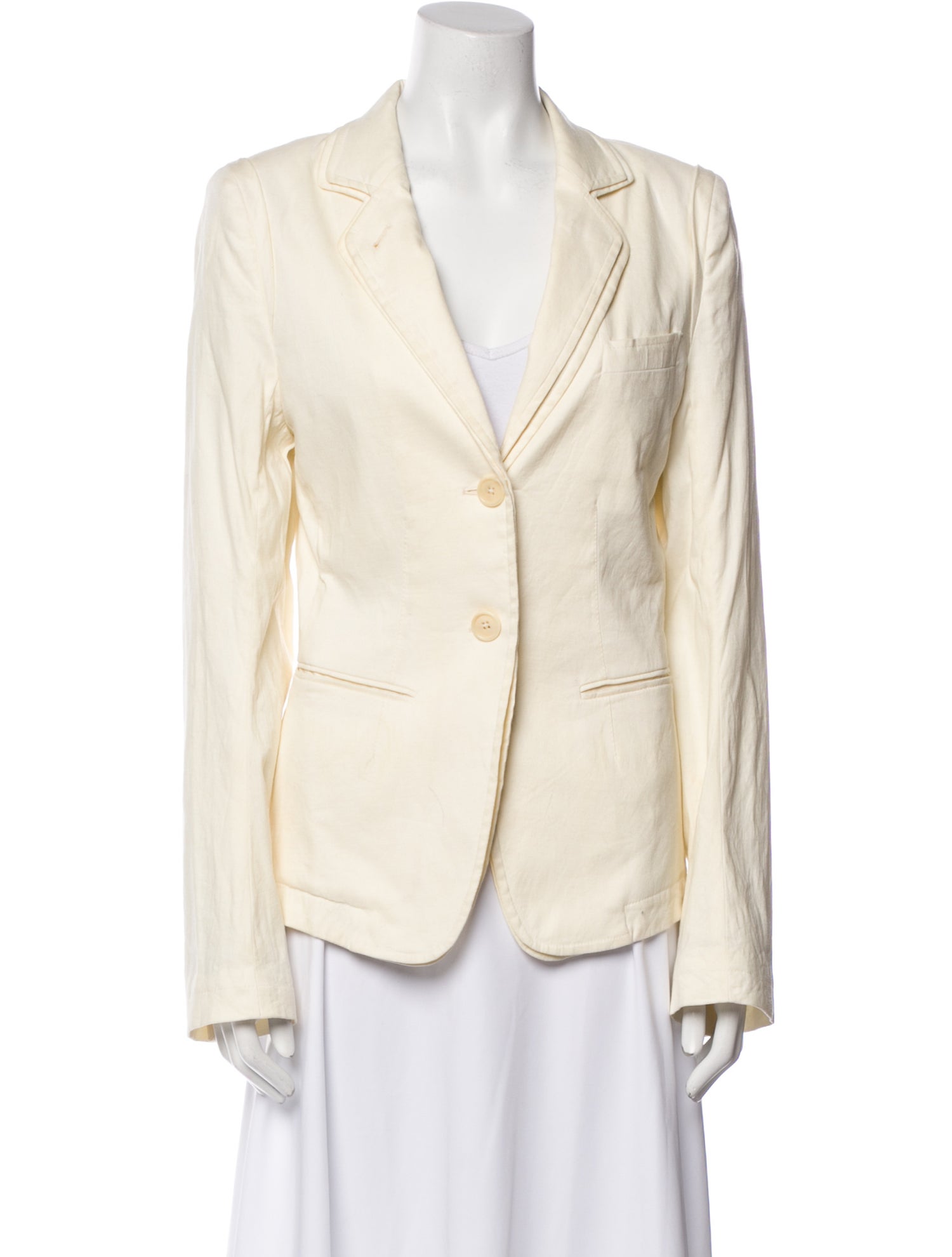 Ann Demeulemeester Linen Blazer