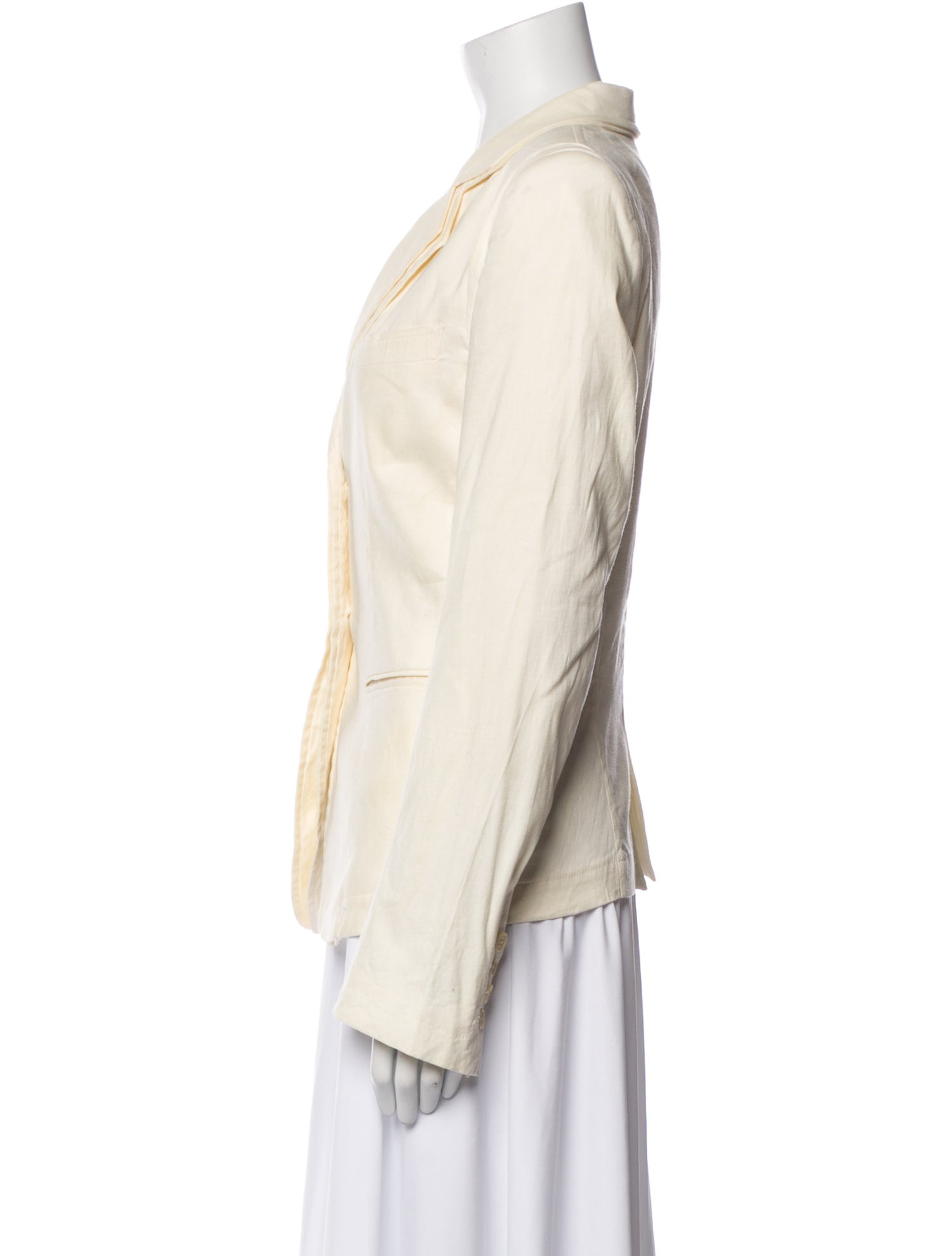 Ann Demeulemeester Linen Blazer