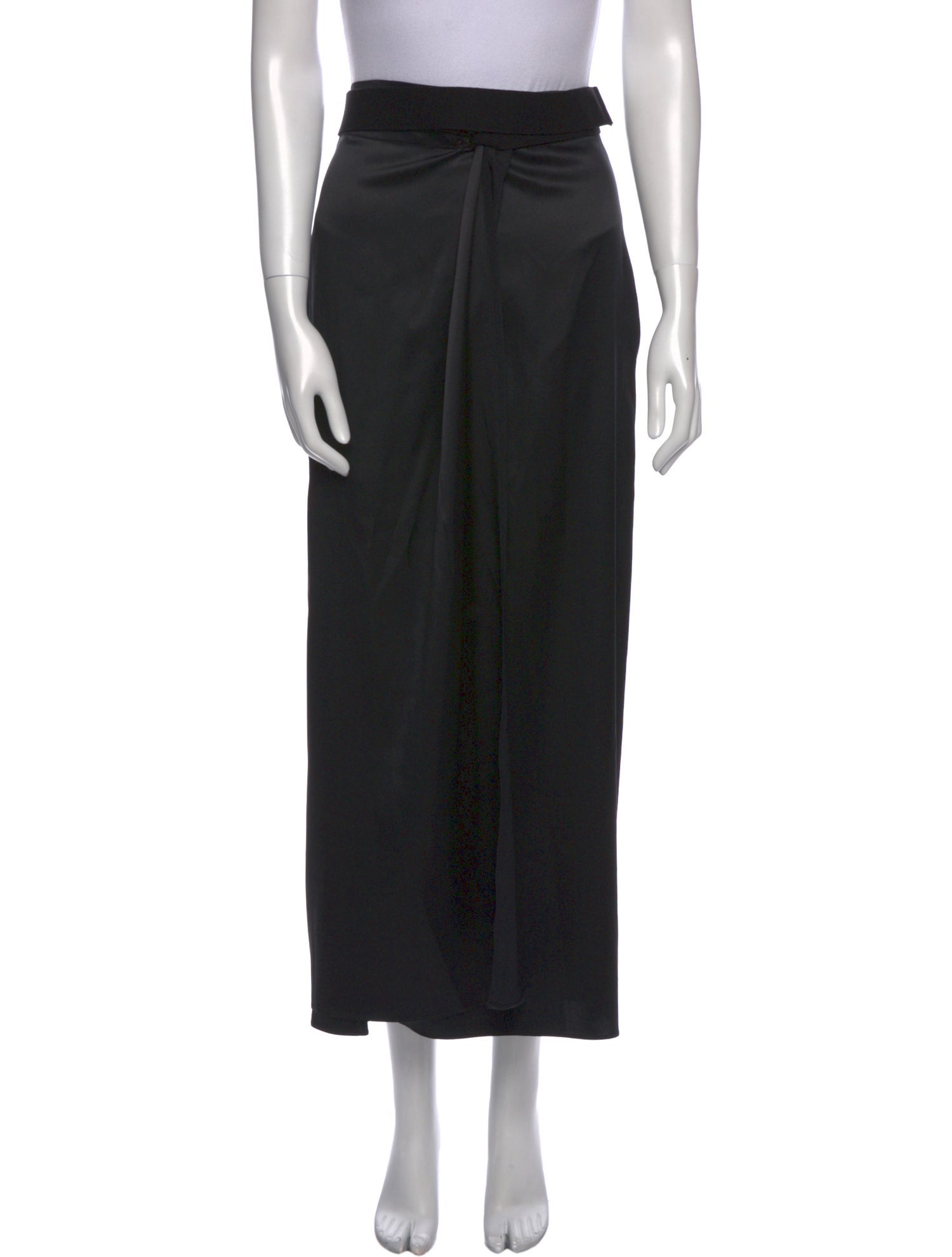 Ann Demeulemeester Silk Long Skirt