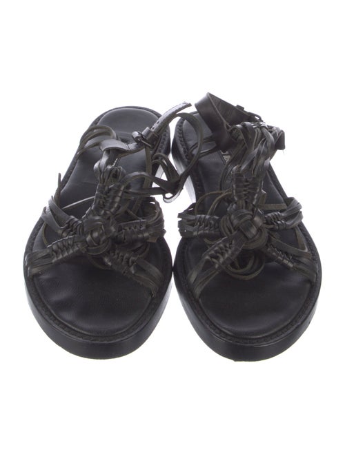 Ann Demeulemeester Leather Gladiator Sandals
