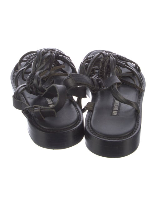 Ann Demeulemeester Leather Gladiator Sandals