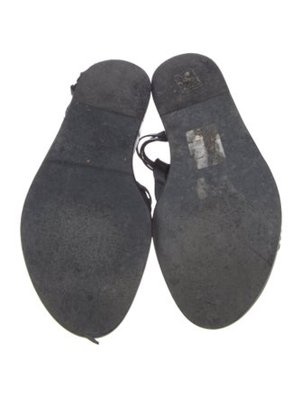 Ann Demeulemeester Leather Gladiator Sandals