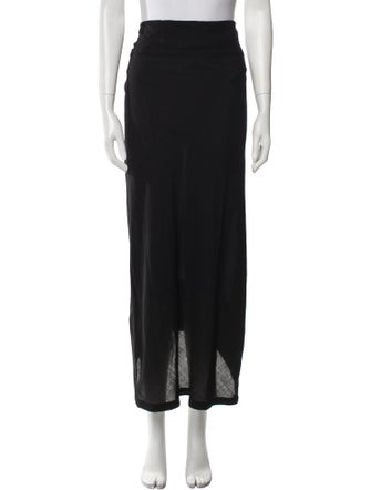 Ann Demeulemeester Virgin Wool Midi Length Skirt
