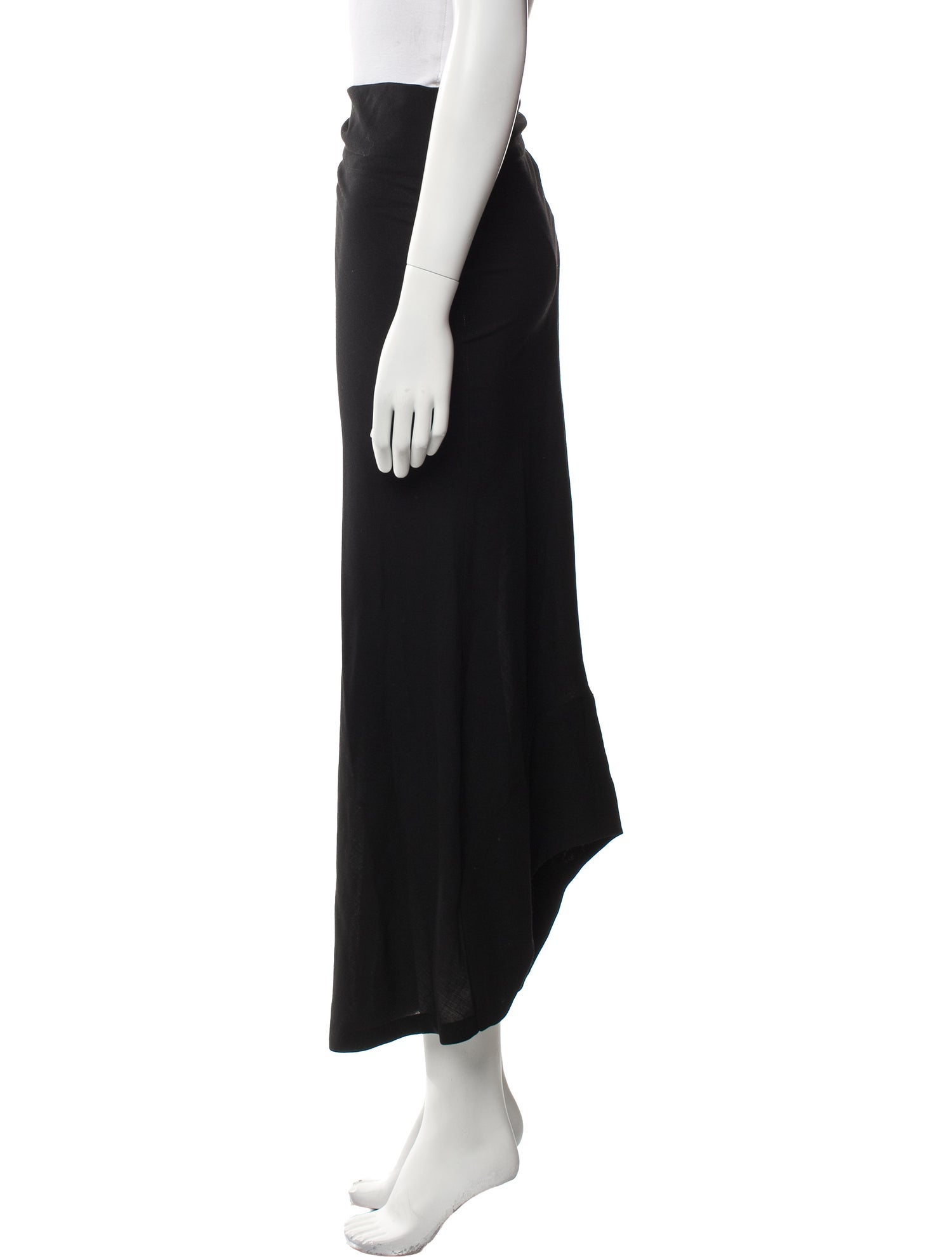Ann Demeulemeester Virgin Wool Midi Length Skirt