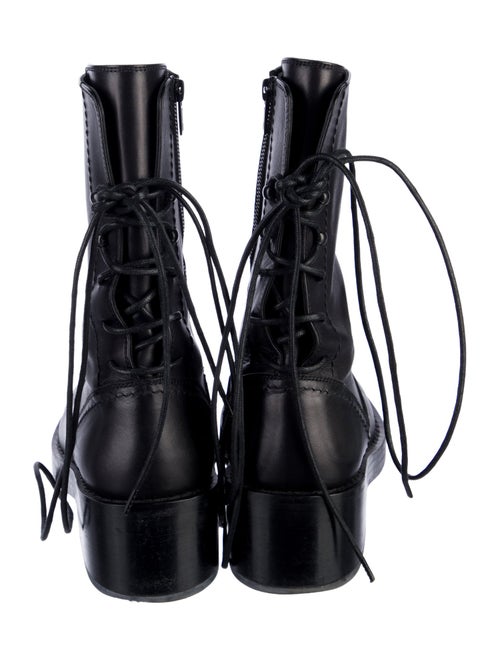 Ann Demeulemeester Leather Moto Boots