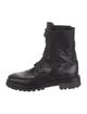 Ann Demeulemeester Leather Combat Boots