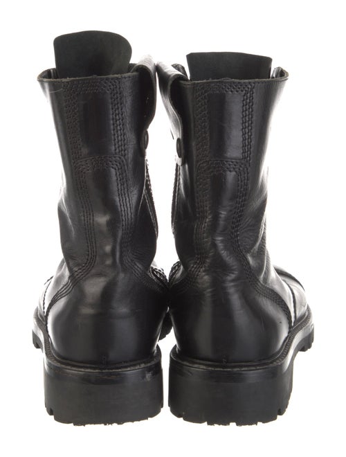Ann Demeulemeester Leather Combat Boots