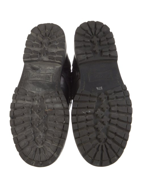 Ann Demeulemeester Leather Combat Boots