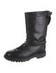 Ann Demeulemeester Leather Moto Boots