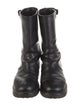 Ann Demeulemeester Leather Moto Boots
