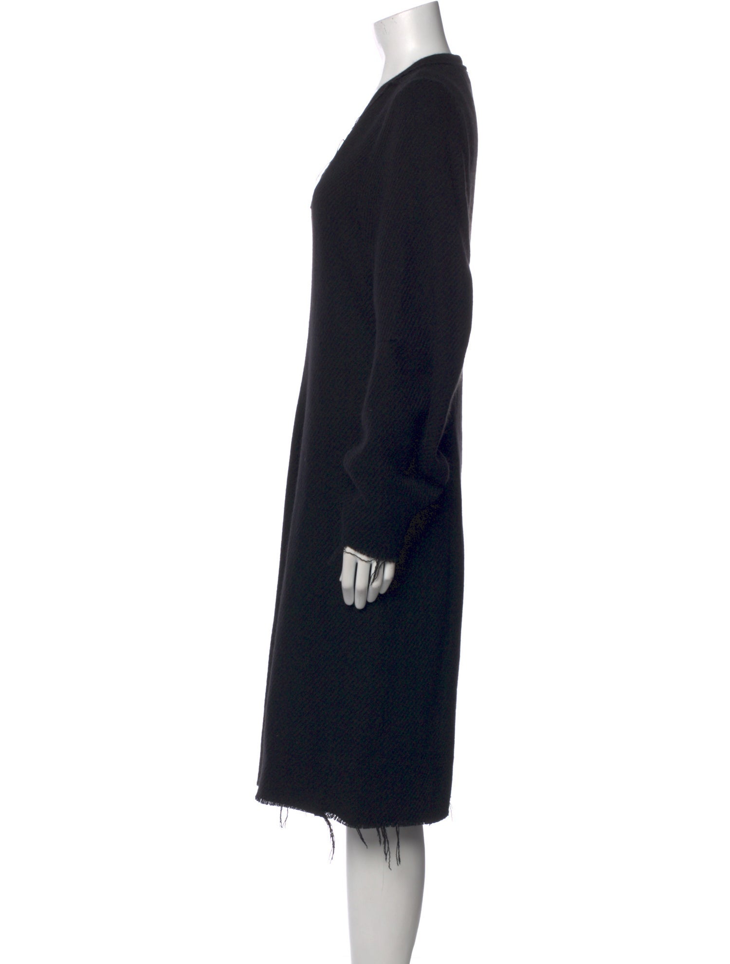 Ann Demeulemeester Angora Midi Length Dress