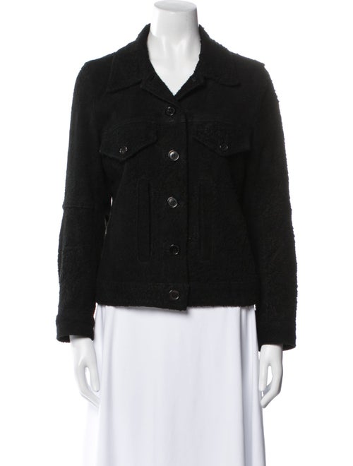 Ann Demeulemeester Leather Denim Jacket