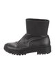 Ann Demeulemeester Leather Combat Boots