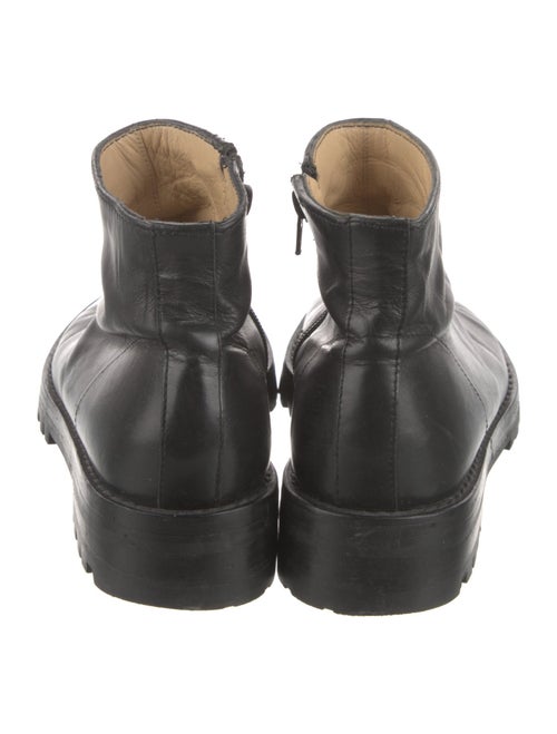 Ann Demeulemeester Leather Combat Boots
