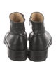 Ann Demeulemeester Leather Combat Boots