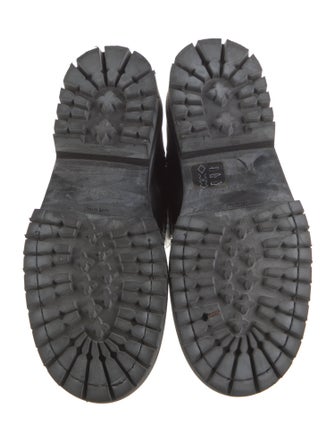 Ann Demeulemeester Leather Combat Boots