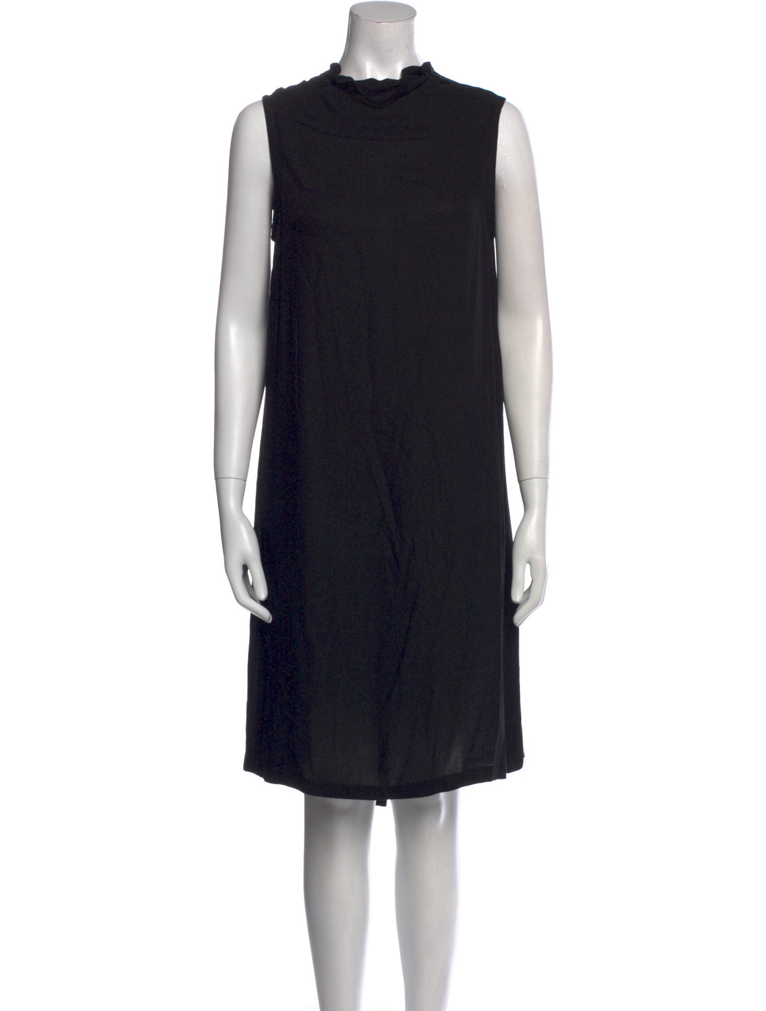 Ann Demeulemeester Mock Neck Knee-Length Dress
