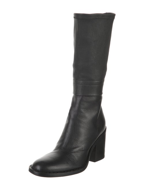 Ann Demeulemeester Leather Sock Boots