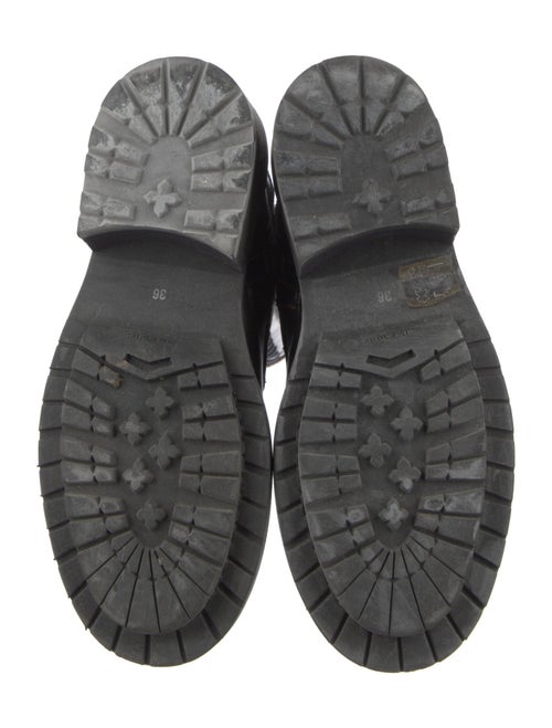 Ann Demeulemeester Leather Combat Boots