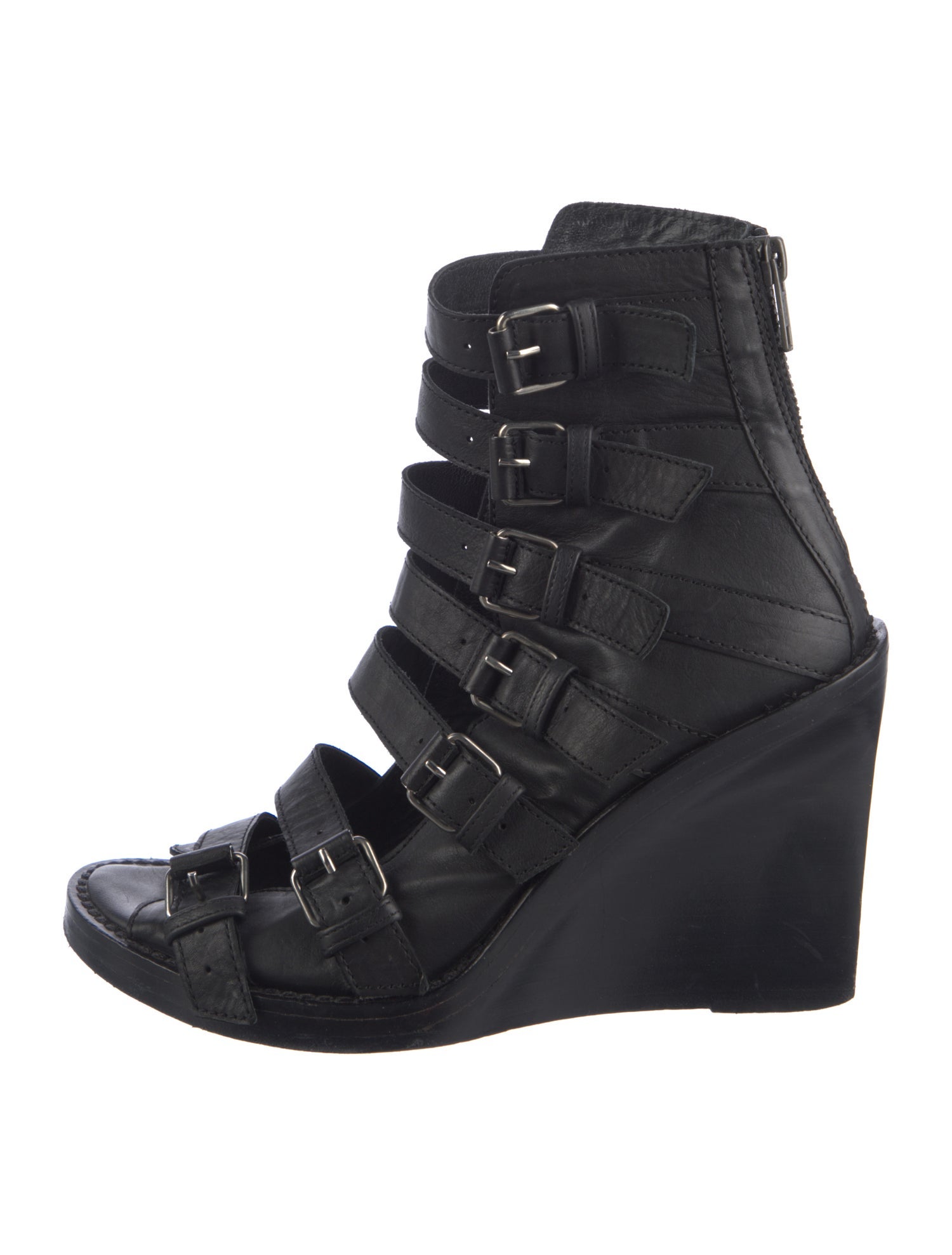 Ann Demeulemeester Leather Gladiator Sandals