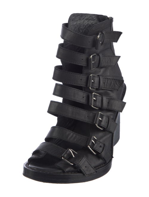 Ann Demeulemeester Leather Gladiator Sandals