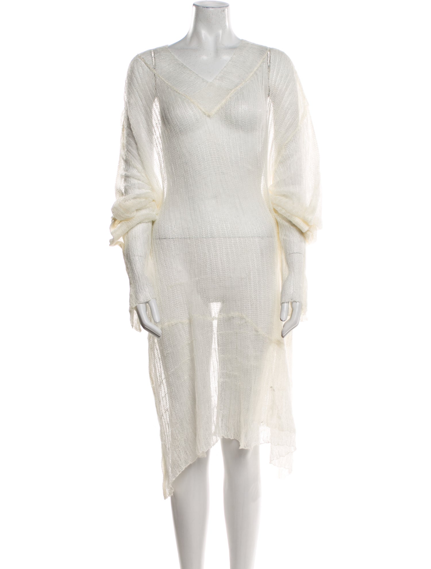 Ann Demeulemeester V-Neck Mini Dress