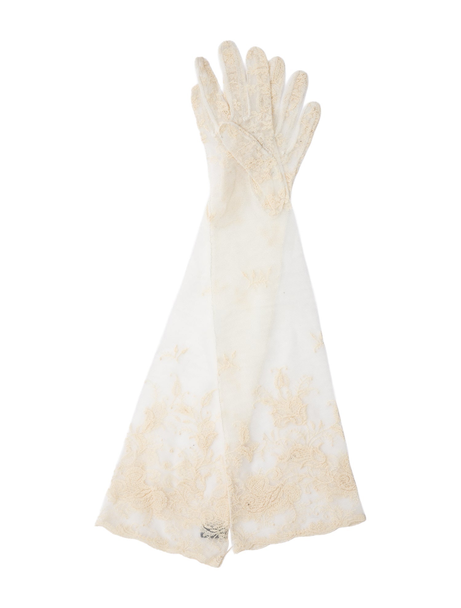 Ann Demeulemeester Lace Long Gloves