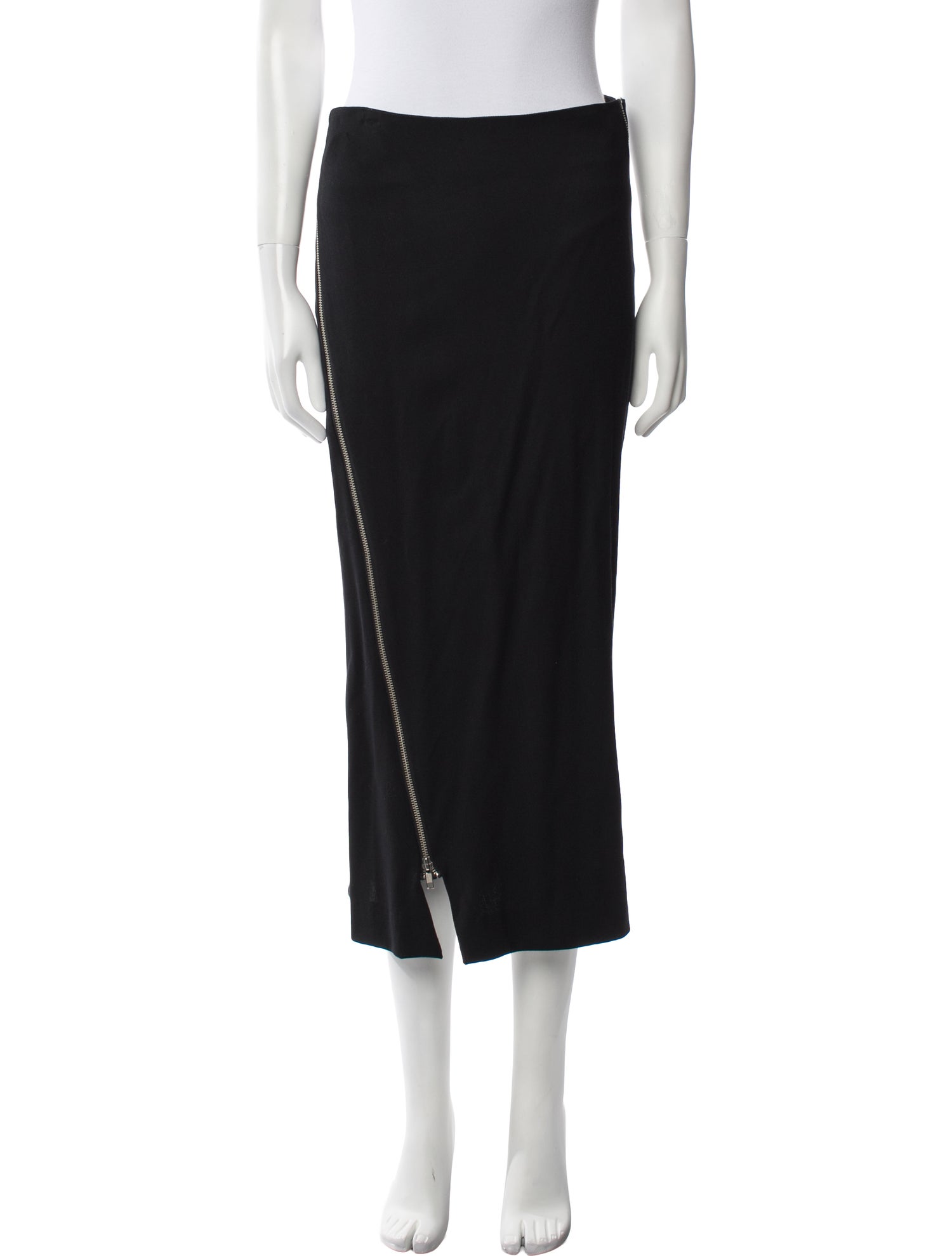 Ann Demeulemeester Wool Midi Length Skirt