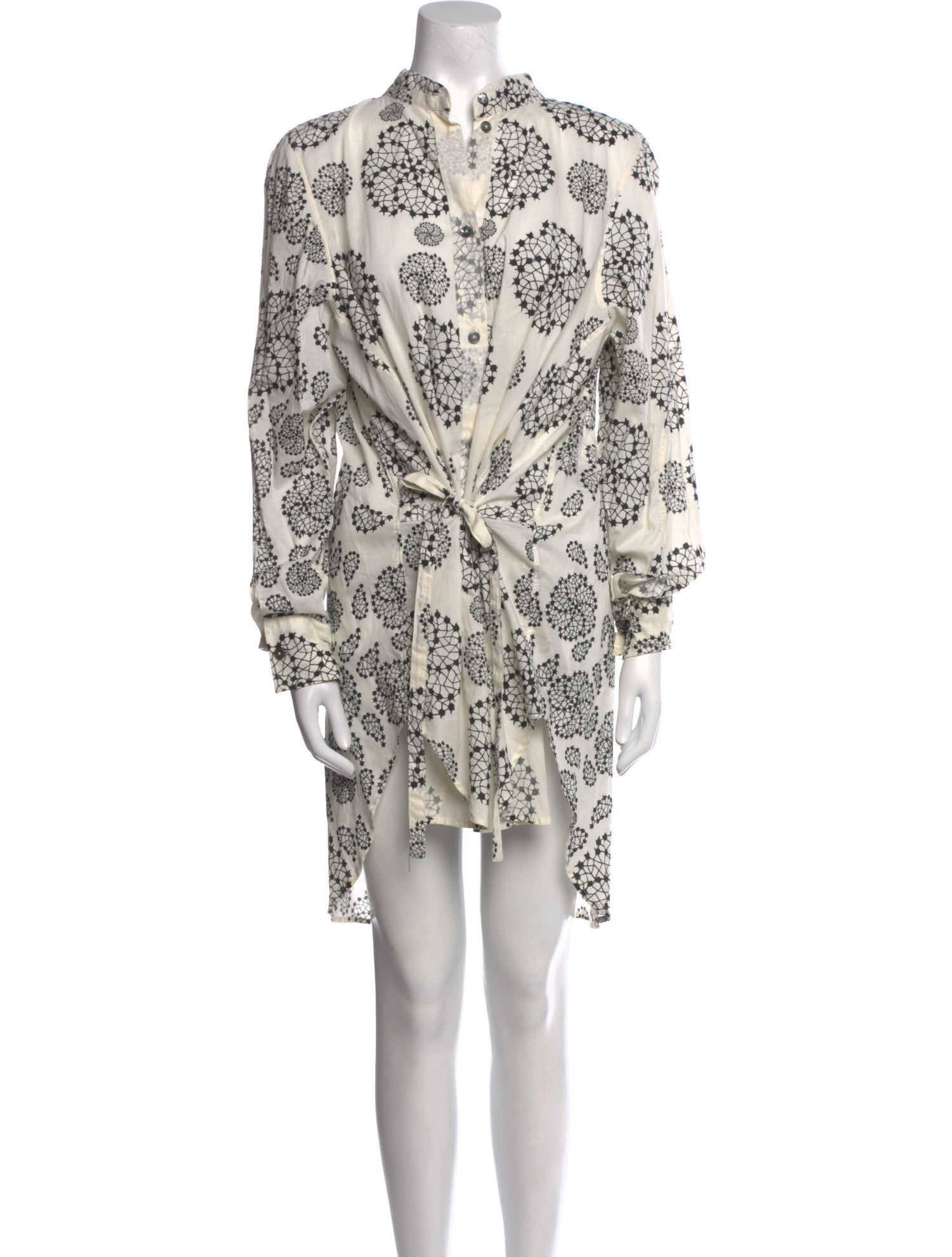 Ann Demeulemeester Floral Print Mini Dress