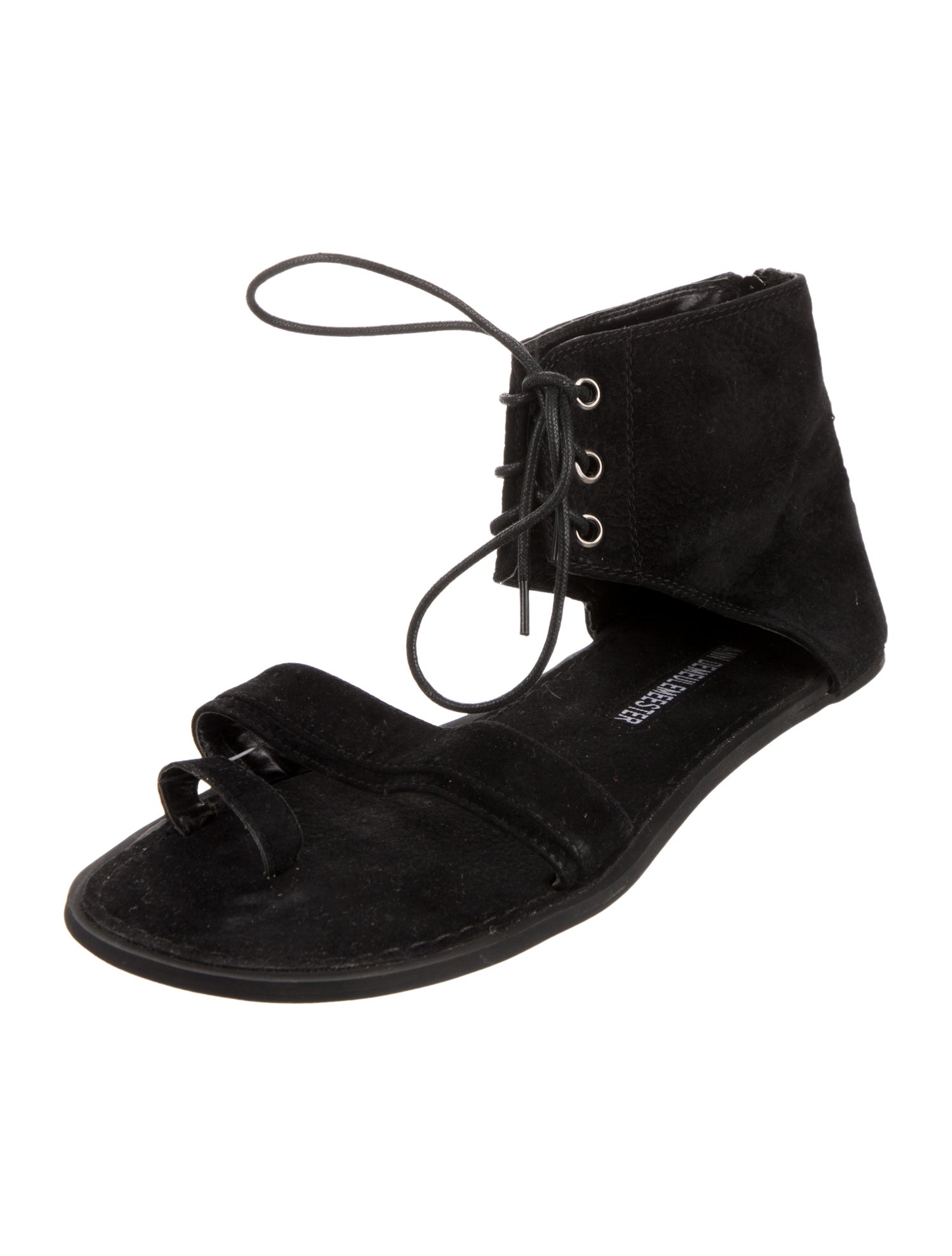Ann Demeulemeester Suede Sandals
