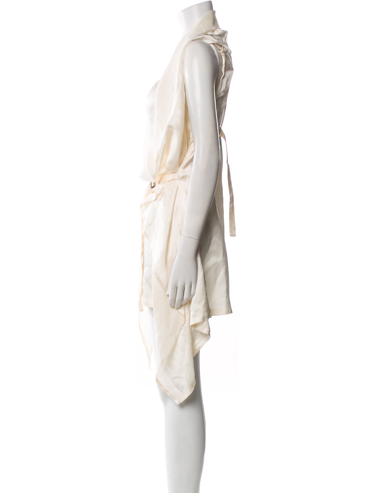 Ann Demeulemeester Silk Mini Dress