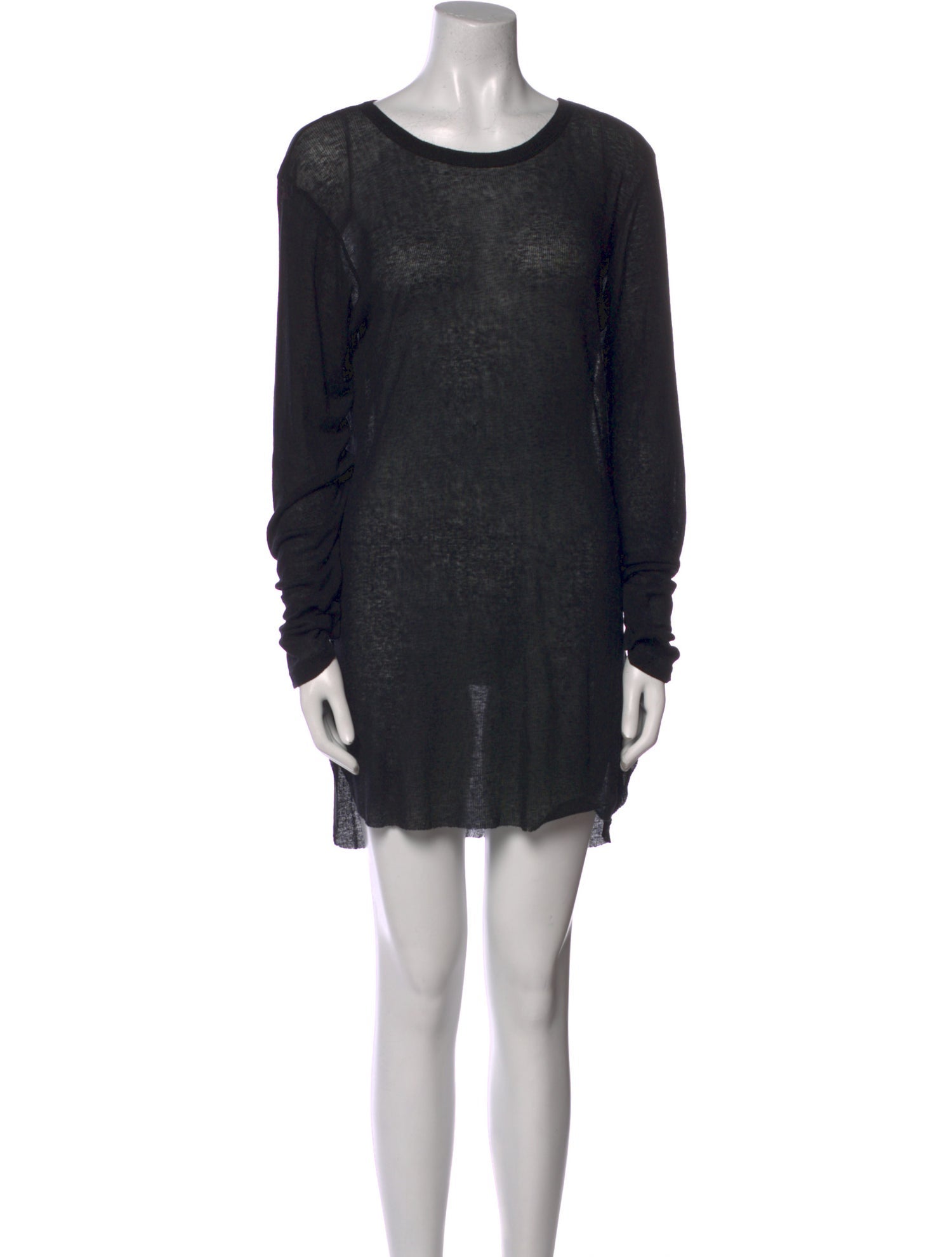 Ann Demeulemeester Scoop Neck Mini Dress