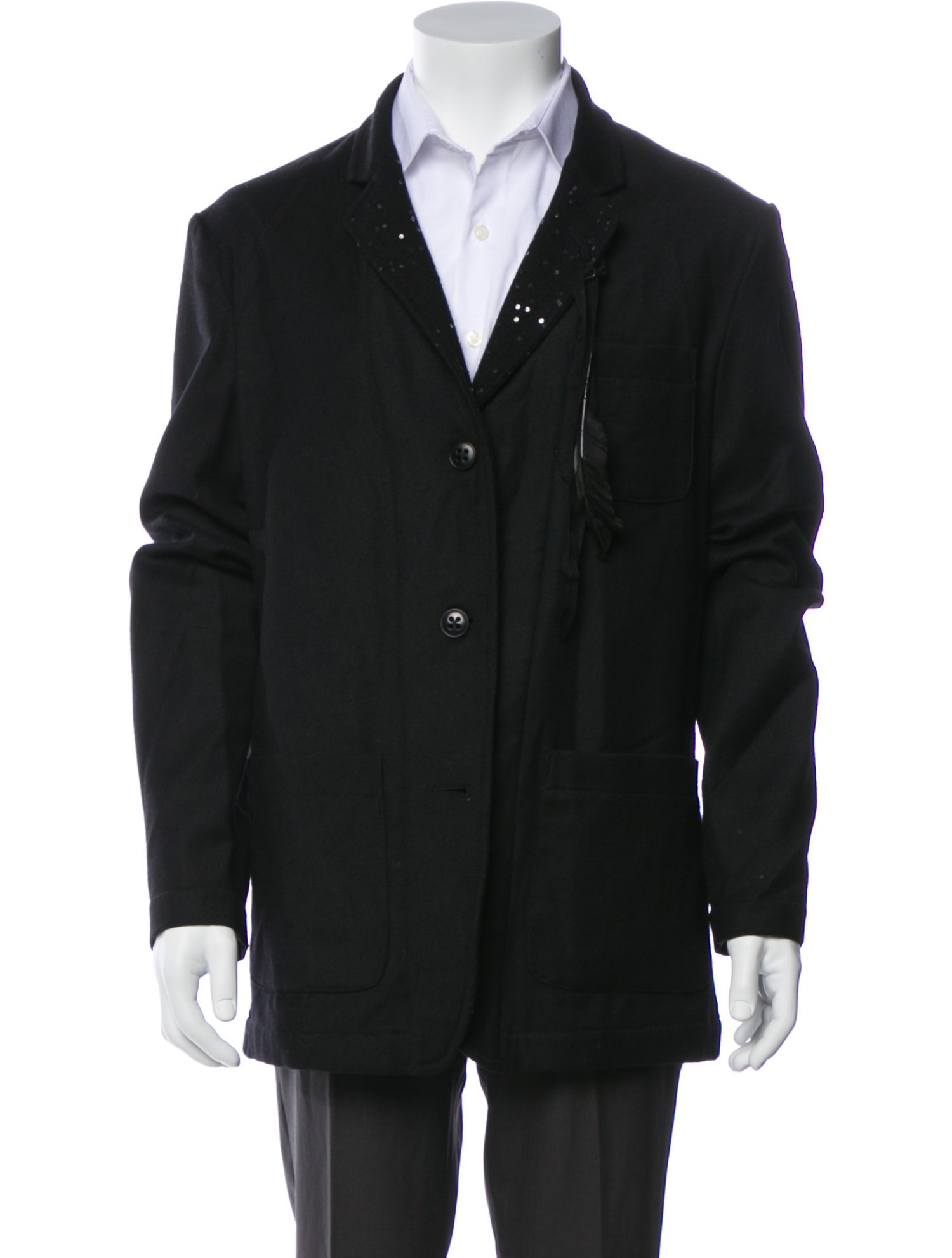 Ann Demeulemeester Virgin Wool Jacket