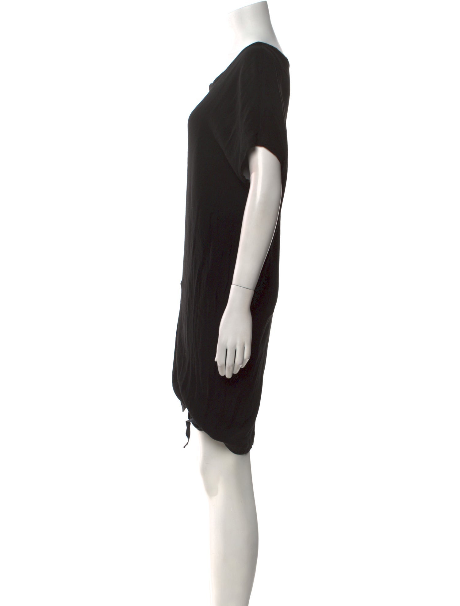 Ann Demeulemeester Scoop Neck Mini Dress