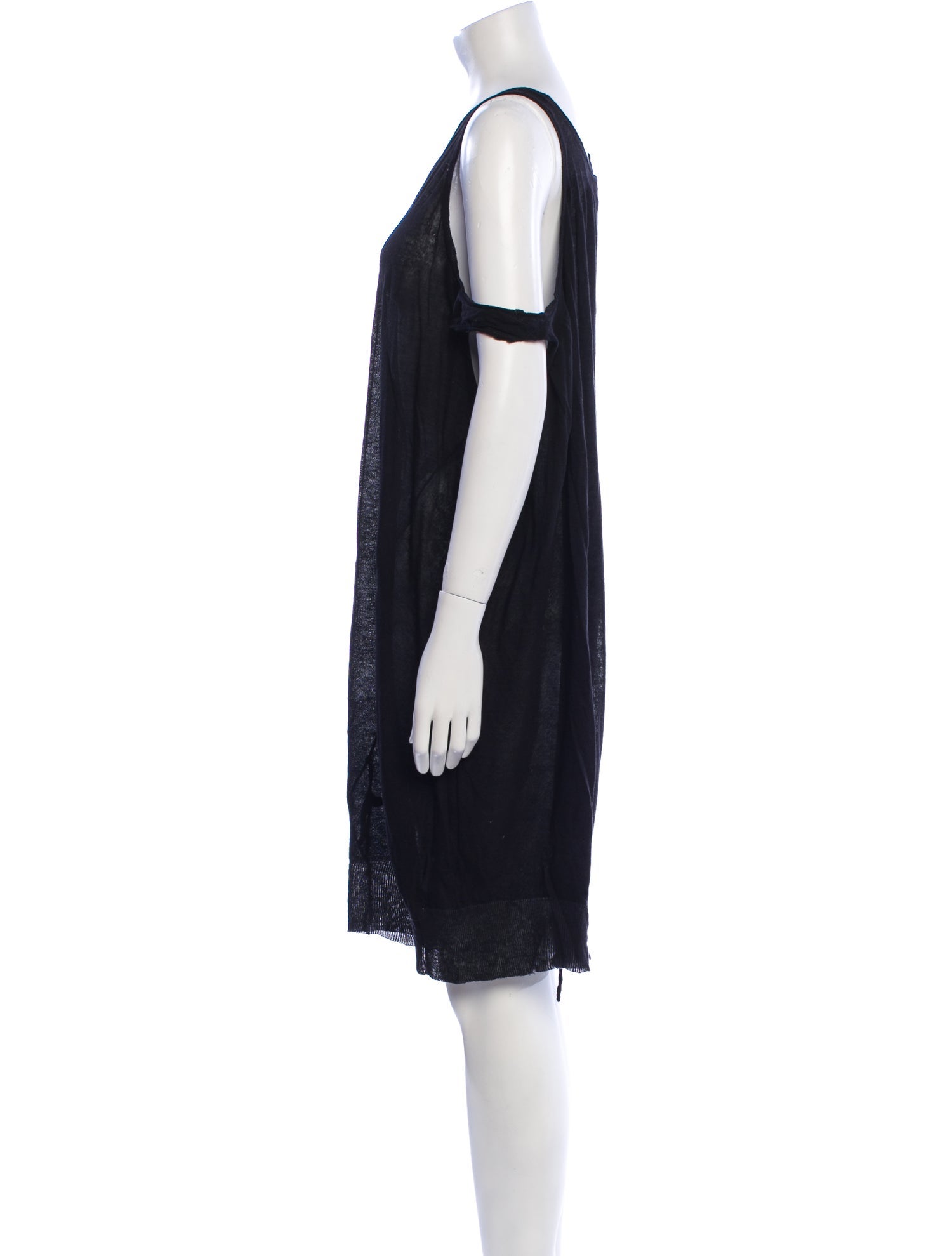 Ann Demeulemeester Scoop Neck Mini Dress