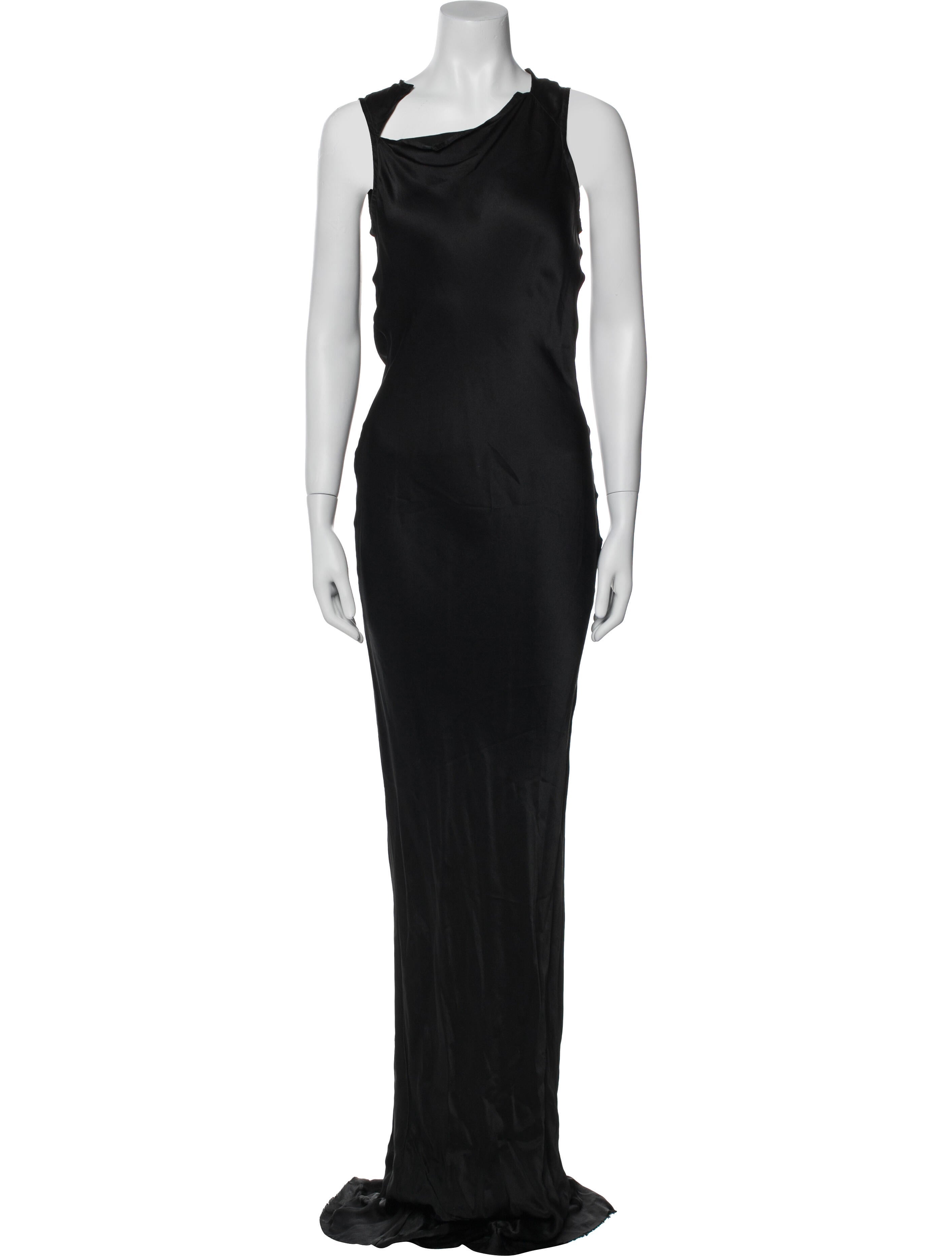 Ann Demeulemeester Silk Long Dress