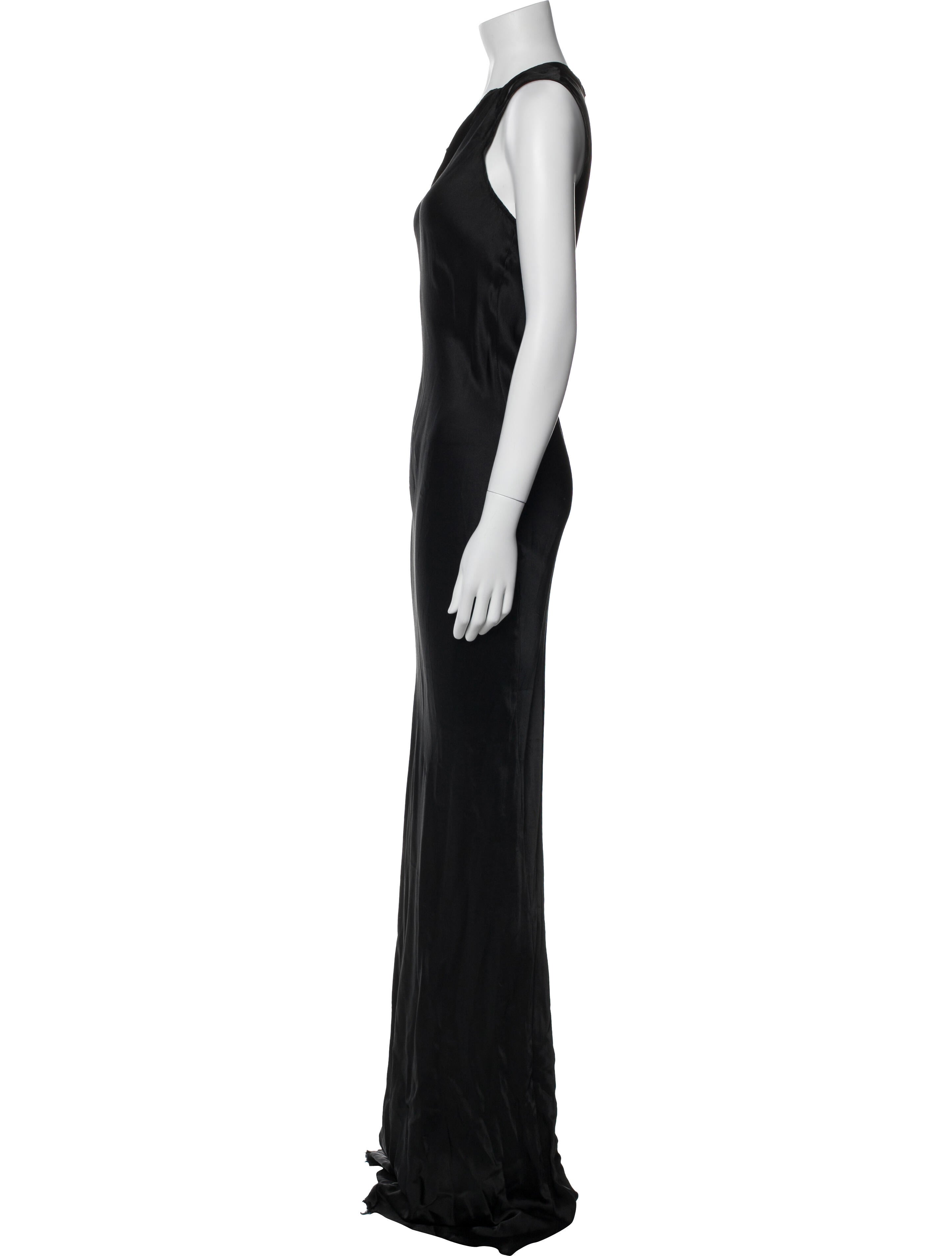 Ann Demeulemeester Silk Long Dress
