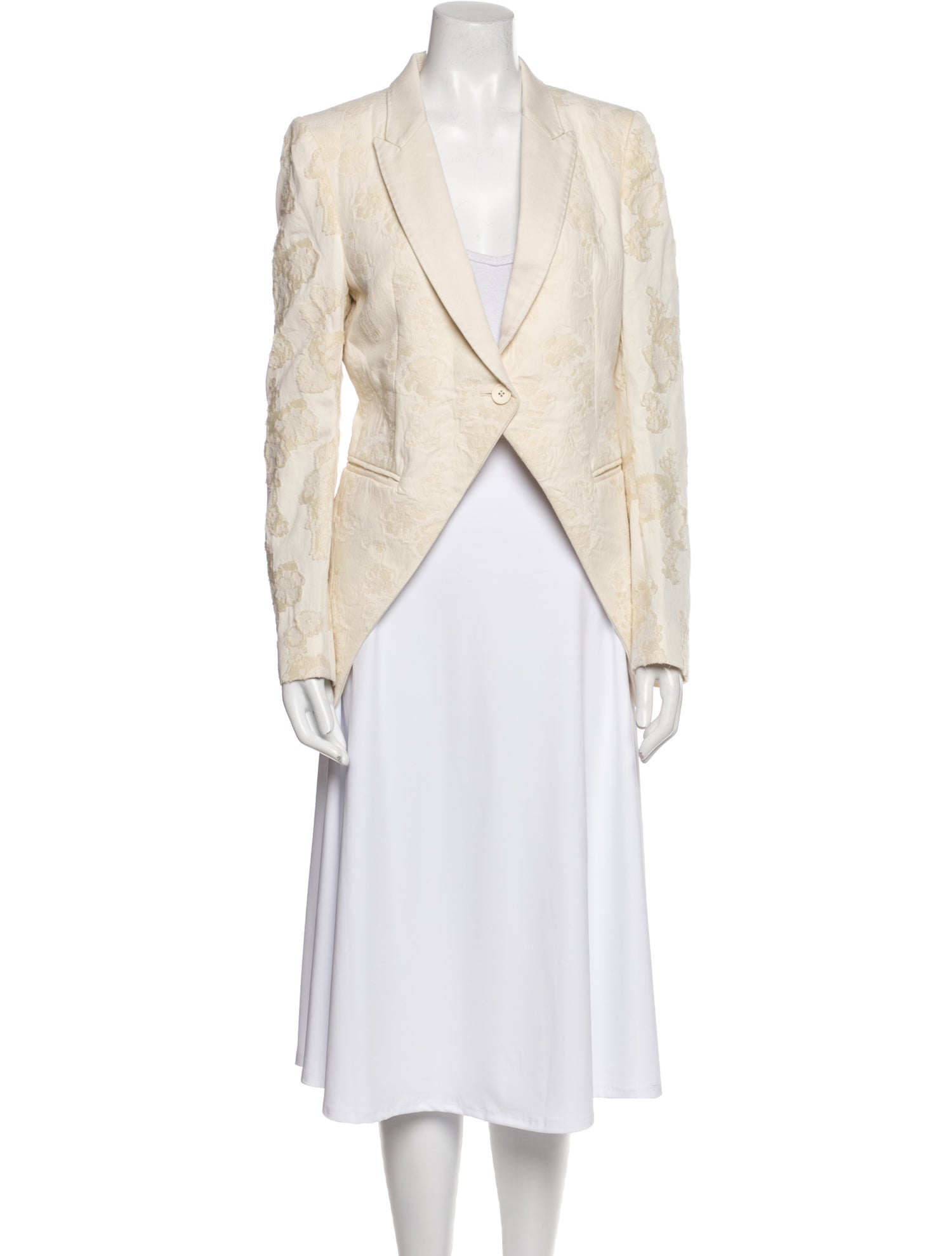 Ann Demeulemeester Floral Print Blazer